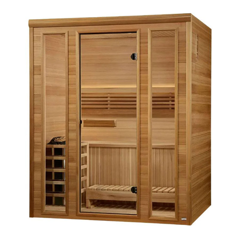 Golden Designs Andermatt Edition 3 Person Traditional Steam Sauna