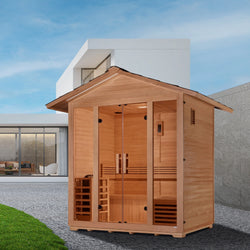 Golden Designs Vorarlberg 5 Person Traditional Outdoor Sauna