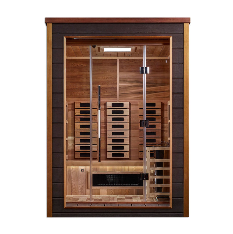 Golden Designs Nora 2 Person Outdoor Hybrid Sauna