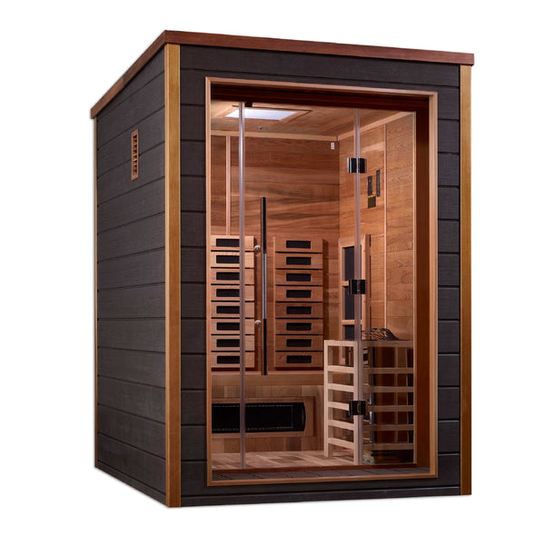 Golden Designs Nora 2 Person Outdoor Hybrid Sauna