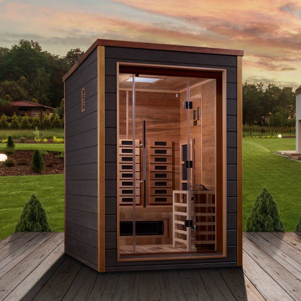 Golden Designs Nora 2 Person Outdoor Hybrid Sauna