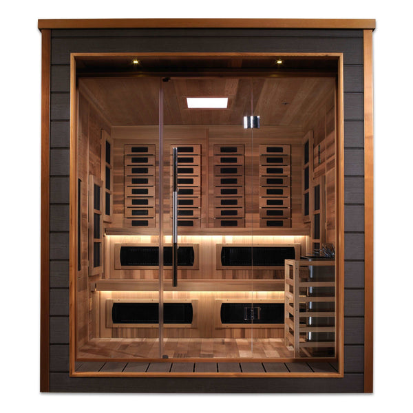 Golden Designs Karlstad 6 Person Outdoor Hybrid Sauna
