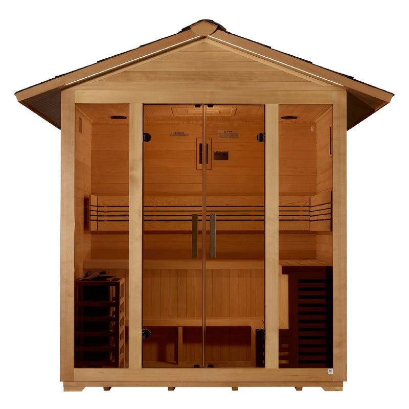Golden Designs Vorarlberg 5 Person Traditional Outdoor Sauna
