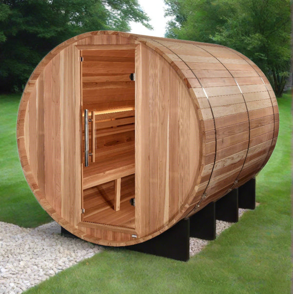 Golden Designs Klosters 6 Person Barrel Sauna