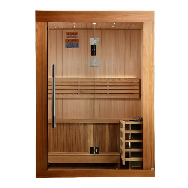 Golden Designs Sundsvall 2 Person Indoor Traditional Sauna