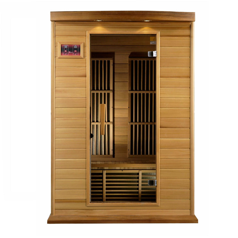 Maxxus 2 Person Low EMF Cedar Far Infrared Sauna MX-K206-01 CED