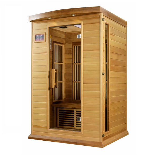 Maxxus 2 Person Low EMF Cedar Far Infrared Sauna MX-K206-01 CED