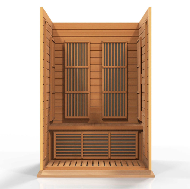 Maxxus 2 Person Low EMF Cedar Far Infrared Sauna MX-K206-01 CED