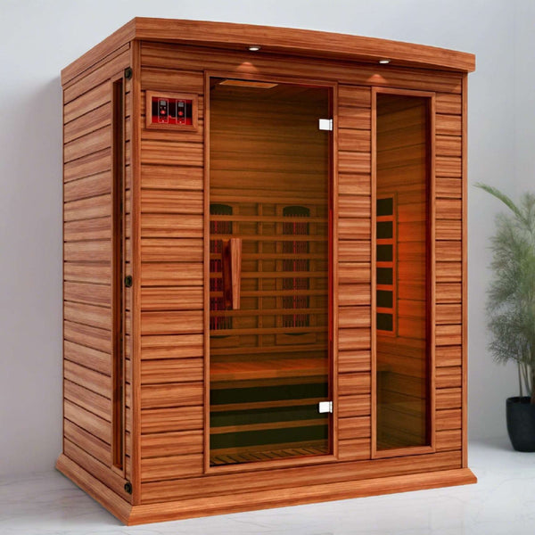 Maxxus 3 Person Full Spectrum Near Zero EMF Infrared Sauna