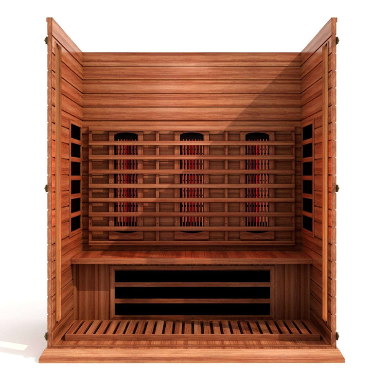 Maxxus 3 Person Full Spectrum Near Zero EMF Infrared Sauna