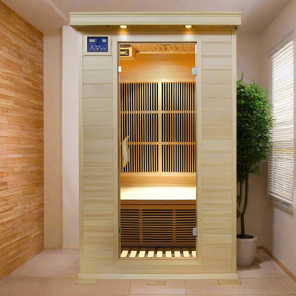 SunRay Saunas Evansport 2-Person FAR Infrared Sauna HL200K2